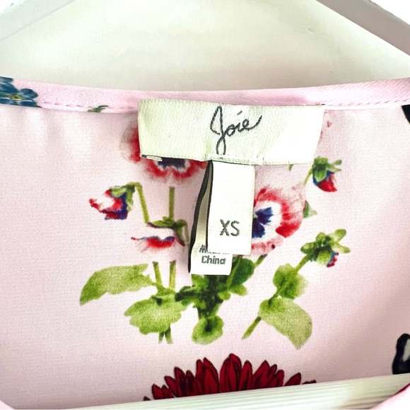 Joie Liseli Plush Botanical Pullover Blouse - Picture 12 of 15